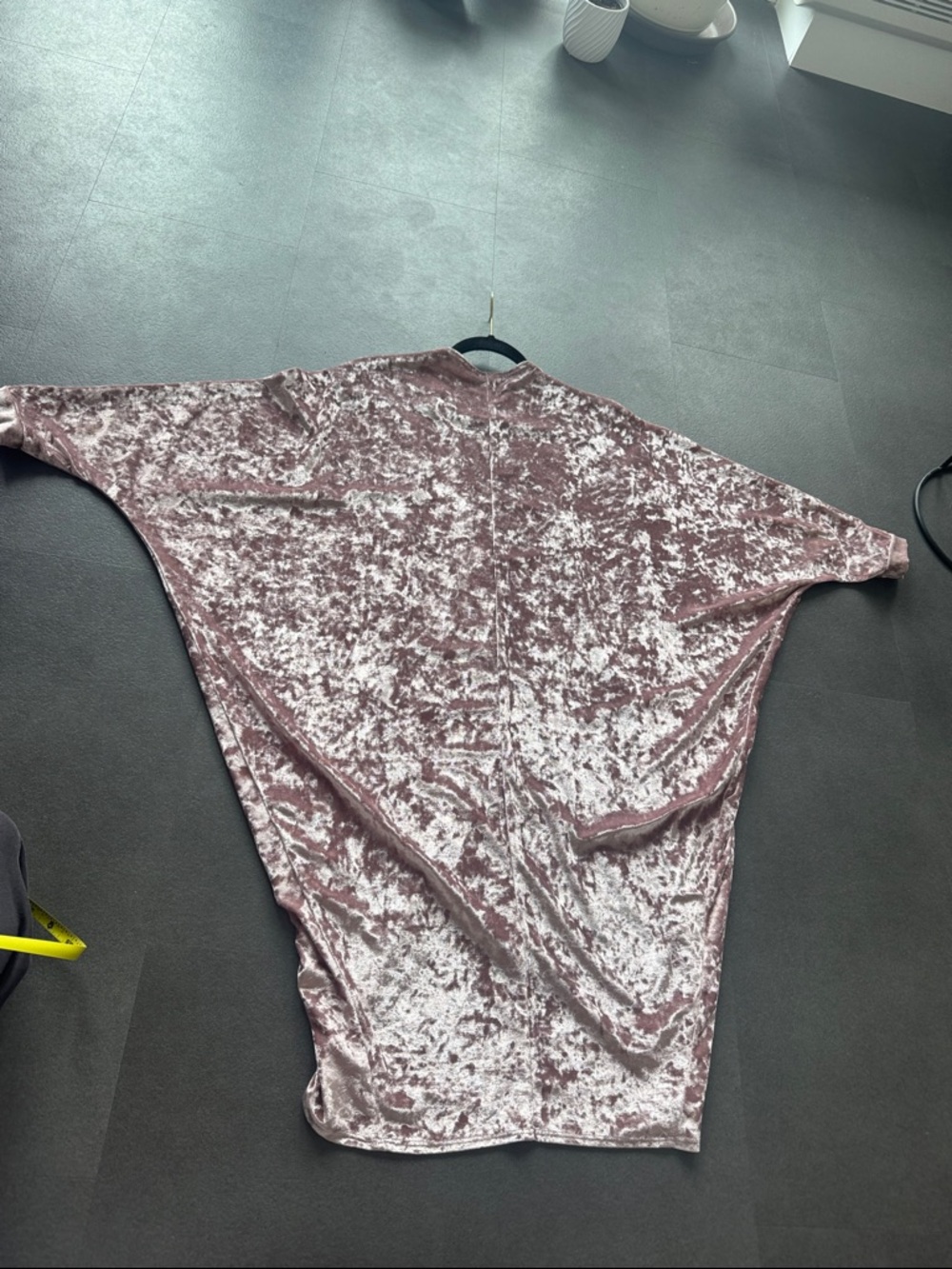 Plush Open-Front Kimono Wrap - Dusty Rose - Picture 6 of 6